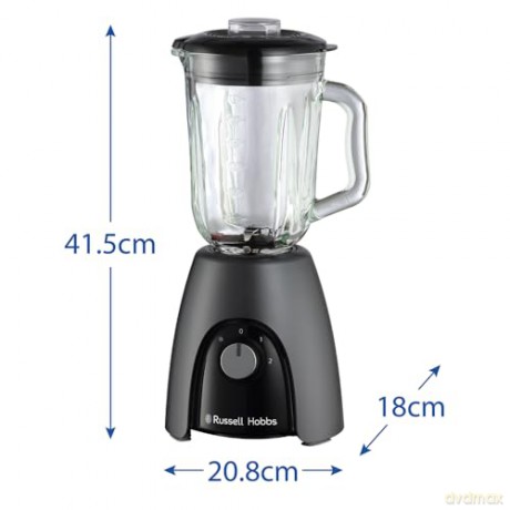 Russell Hobbs - Matte Charcoal Jug Blender - 1.5L