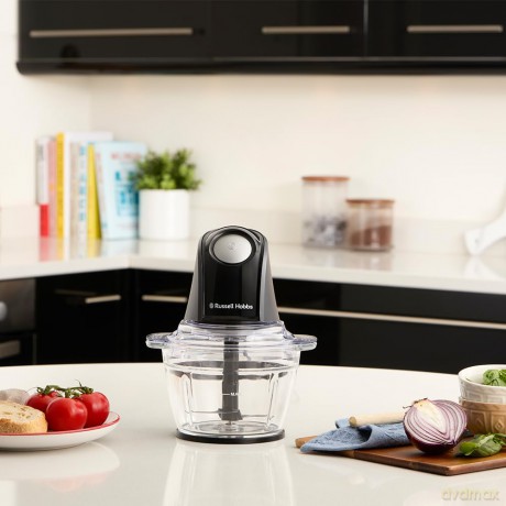 Russell Hobbs - Matte Charcoal Mini Chopper - Matte Charcoal - 1L