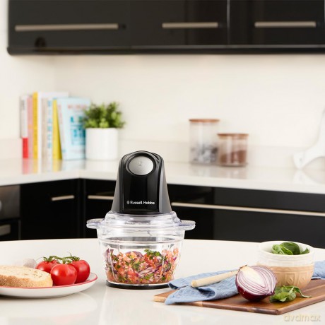 Russell Hobbs - Matte Charcoal Mini Chopper - Matte Charcoal - 1L