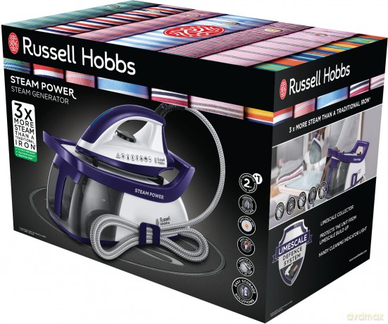 Russell Hobbs - Steam Power Iron Generator - Purple