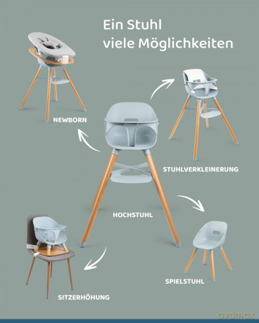 SAFE - Ziza Seat High Chair - Deli Rose