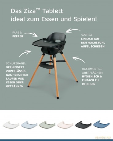 SAFE - Ziza Seat Tray - Black Knight