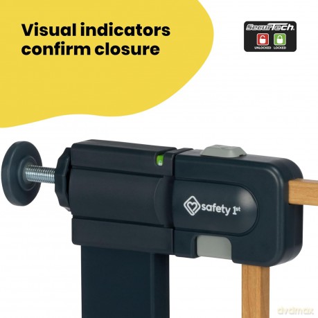 Safety 1st - Easy Close Metal SecureTech - Black (2420168000)