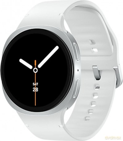 Samsung - Galaxy Watch8 (Bluetooth, 44 mm) Silver Graphite