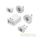 Sandberg - 3in1 Travel Charger USB-C/A 65W