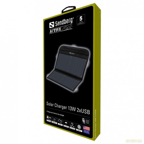 Sandberg - Solar Charger 13W 2xUSB