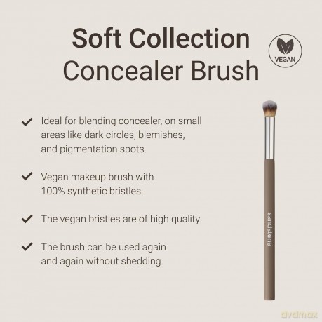 Sandstone Soft Collection Concealer Brush