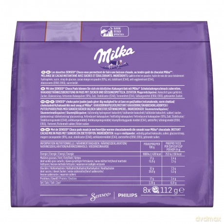 Czekolada do picia Coffee Pads - Milka - 8 pcs