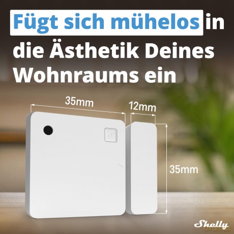Shelly - BLU Door/Window Sensor - White