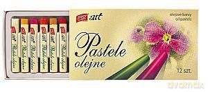 Pastele Olejne 12 Kolorów [SZKOŁA]