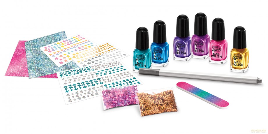 Shimmer 'n Sparkle - Metallic Rainbow Nail Art (65540)