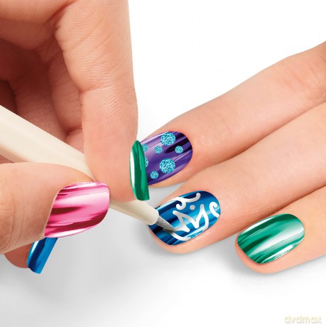 Shimmer 'n Sparkle - Metallic Rainbow Nail Art (65540)