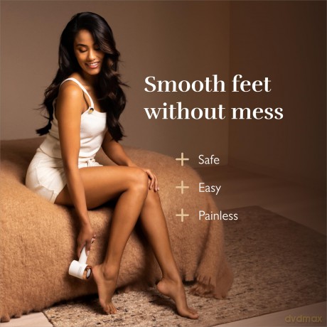 Elektryczny pilnik do stóp Silk'n VacuPedi złoty róż z systemem próżniowym