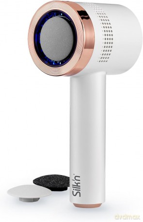 Elektryczny pilnik do stóp Silk'n VacuPedi złoty róż z systemem próżniowym