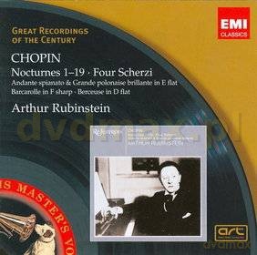 Artur Rubinstein: Fryderyk Chopin Nocturnes 1-19 Four Scherzi [2CD]