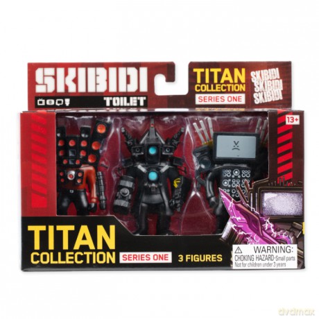Skibidi - Toilet Titan 3 Pack - (13003) [FIGURKA]