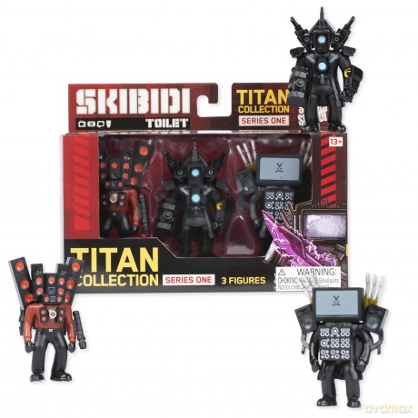 Skibidi - Toilet Titan 3 Pack - (13003) [FIGURKA]