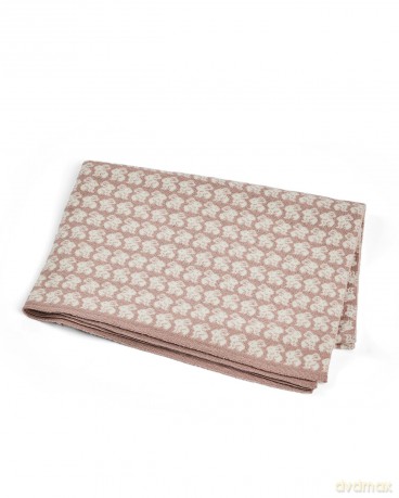 Smallstuff - Baby blanket AO rabbits - Merino Wool Powder - 80x100 cm (70007-92)