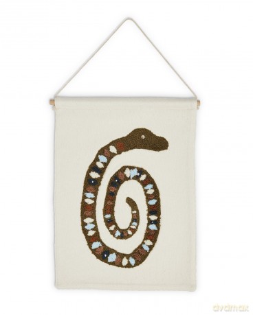 Smallstuff - Wall deco - Snake - 37x33 cm (40023-13)