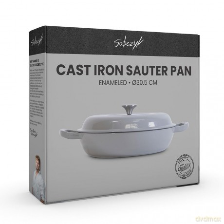 Sobczyk - Enameled cast iron saute pan - 30.5cm