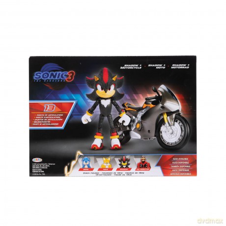 Sonic 3 Movie - 5 Shadow Figure w/ motorcycle (424064) [FIGURKA]