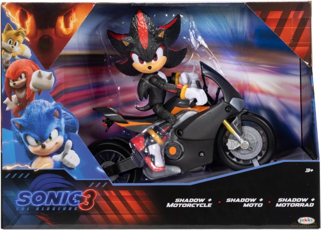 Sonic 3 Movie - 5 Shadow Figure w/ motorcycle (424064) [FIGURKA]