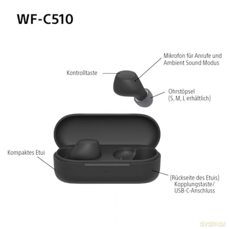 Sony - WF-C510 true wireless earbuds