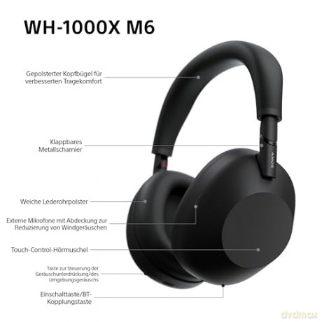 Sony - WH-1000XM6 - Noise Cancelling Wireless Headphones