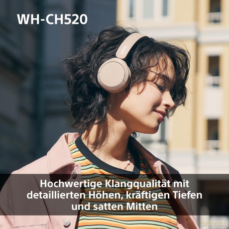 Sony - WH-CH520 Wireless On-Ear Headphones