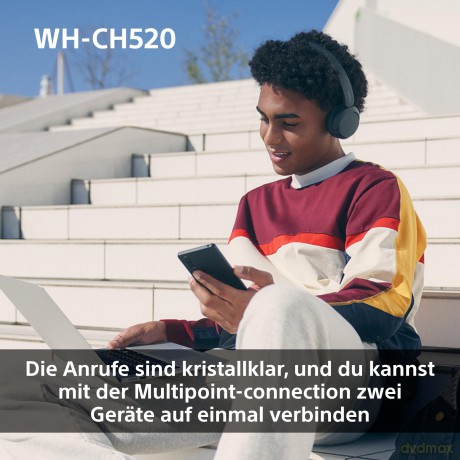 Sony - WH-CH520 Wireless On-Ear Headphones