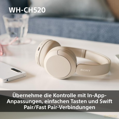 Sony - WH-CH520 Wireless On-Ear Headphones