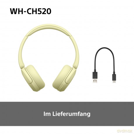 Sony - WH-CH520 Wireless On-Ear Headphones
