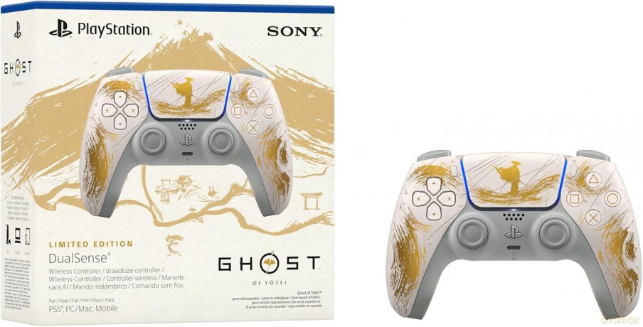 Sony Playstation 5 Dualsense Controller - Ghost of Yotei - Limed Edition