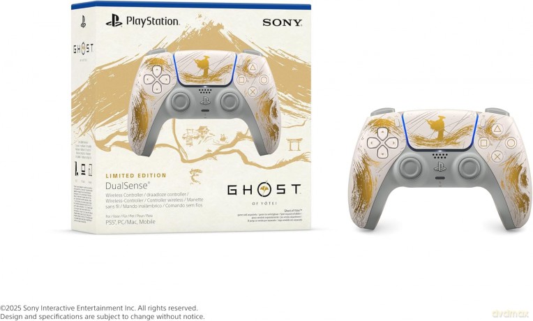 Sony Playstation 5 Dualsense Controller - Ghost of Yotei - Limed Edition
