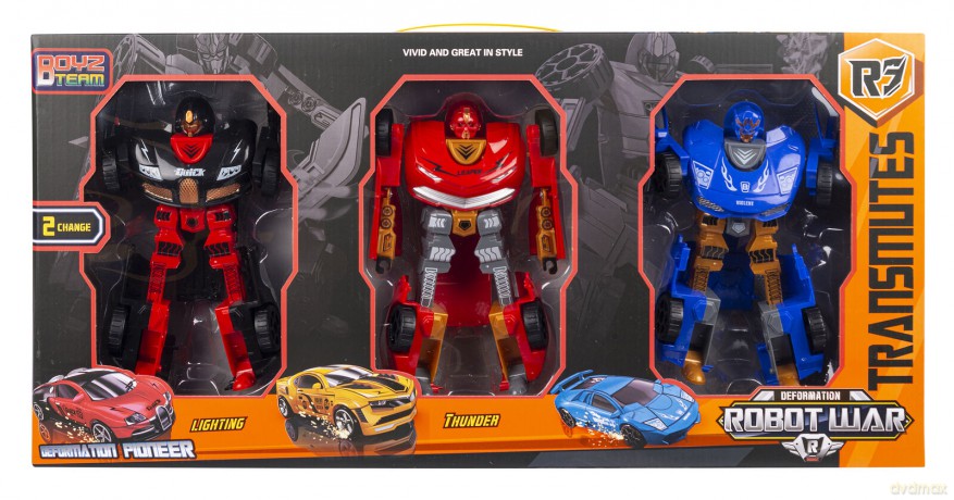 Speed Car - Transrobot - 3 Large Vehicles (46452) [FIGURKA]