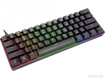 Klawiatura gamingowa Speedlink - ATMOS RGB Rainbow Mechanical 60% Gaming Keyboard with brown switches, black - US layout