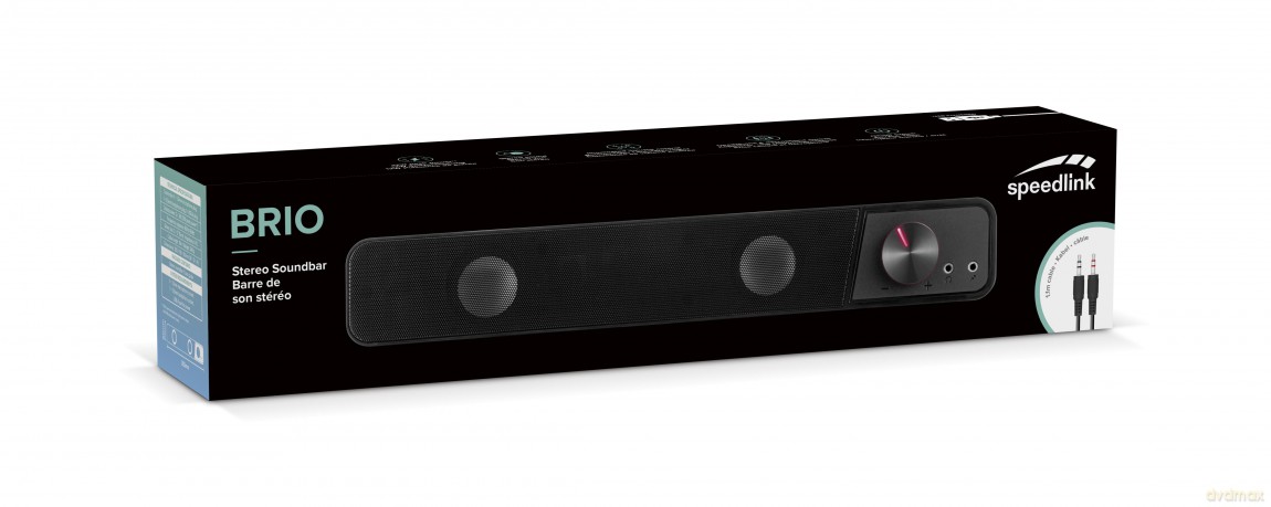 Speedlink - BRIO Stereo Soundbar, black