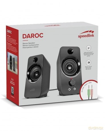 Speedlink - DAROC Stereo Speaker, black