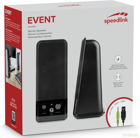 Speedlink - Event USB Powered Stereo Computer PC Speakers