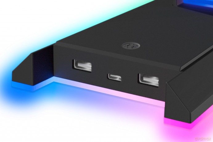 Speedlink - EXCELLO NX RGB Headset Stand, USB 2.0 Hub, black