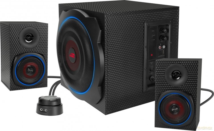 Zestaw głośników Speedlink - GRAVITY CARBON RGB 2.1 Speaker System