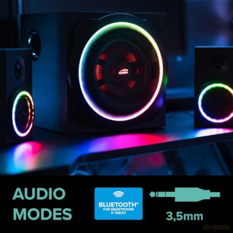Zestaw głośników Speedlink - GRAVITY CARBON RGB 2.1 Speaker System