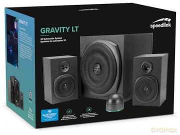 Speedlink - GRAVITY LT 2.1 Subwoofer System, black