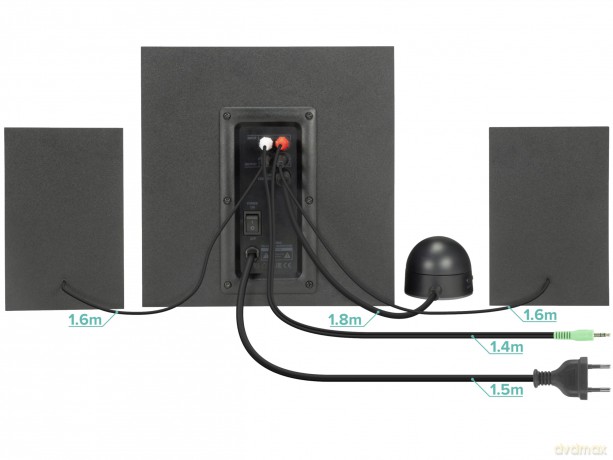 Speedlink - GRAVITY LT 2.1 Subwoofer System, black