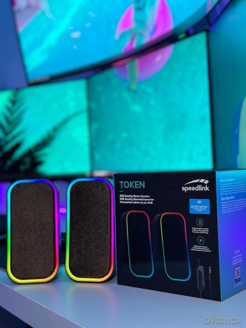 Speedlink - TOKEN RGB Gaming Stereo Speaker, black