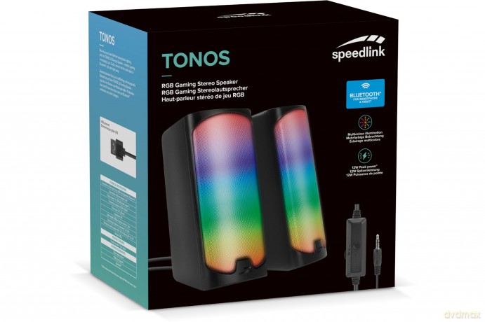 Speedlink - TONOS RGB Gaming Stereo Speaker, black