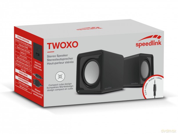Speedlink - TWOXO Stereo Speakers, black