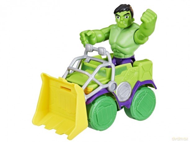Spidey and His Amazing Friends - Vehicle and Accessory Set - Hulk [FIGURKA]
