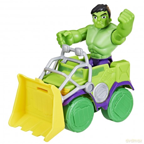 Spidey and His Amazing Friends - Vehicle and Accessory Set - Hulk [FIGURKA]