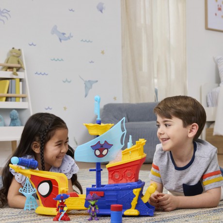 Spidey Water-Webs Bubble Pirate Ship (G0666) [FIGURKA]